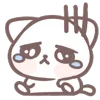 😢 Эмодзи «Marshmallow Kitty» для Telegram