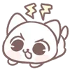 😡 Эмодзи «Marshmallow Kitty» для Telegram