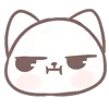 😐 Эмодзи «Marshmallow Kitty» для Telegram