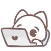 🤔 Эмодзи «Marshmallow Kitty» для Telegram