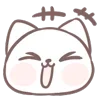 😂 Эмодзи «Marshmallow Kitty» для Telegram