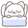 😴 Эмодзи «Marshmallow Kitty» для Telegram