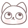 🙄 Эмодзи «Marshmallow Kitty» для Telegram