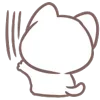 😡 Эмодзи «Marshmallow Kitty» для Telegram