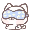 😴 Эмодзи «Marshmallow Kitty» для Telegram