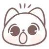 😳 Эмодзи «Marshmallow Kitty» для Telegram
