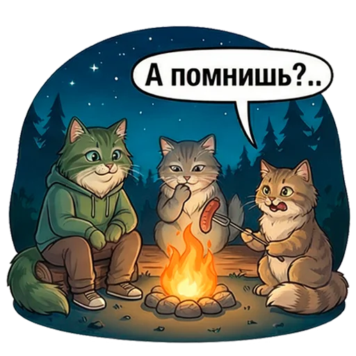 👀 Стикер «Marsik The Cat» для Telegram