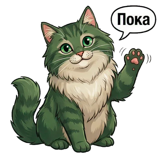 🖖 Стикер «Marsik The Cat» для Telegram