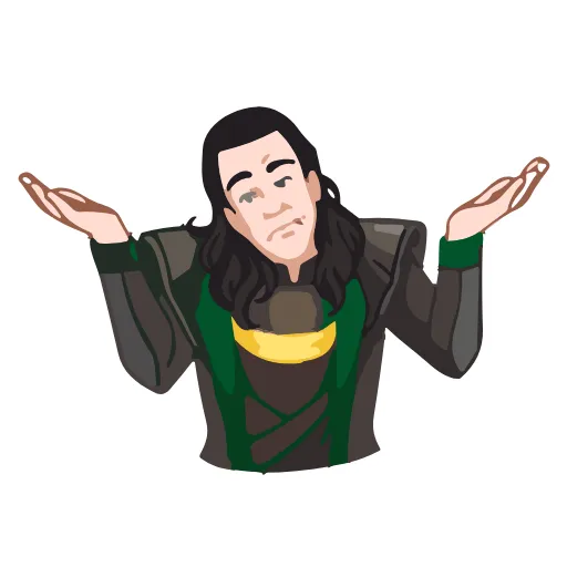 🤷‍♂️ Эмодзи «Loki» для Telegram