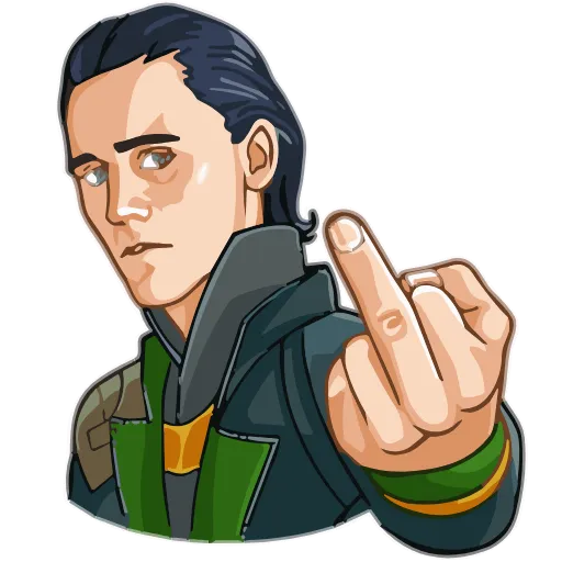 🖕 Эмодзи «Loki» для Telegram