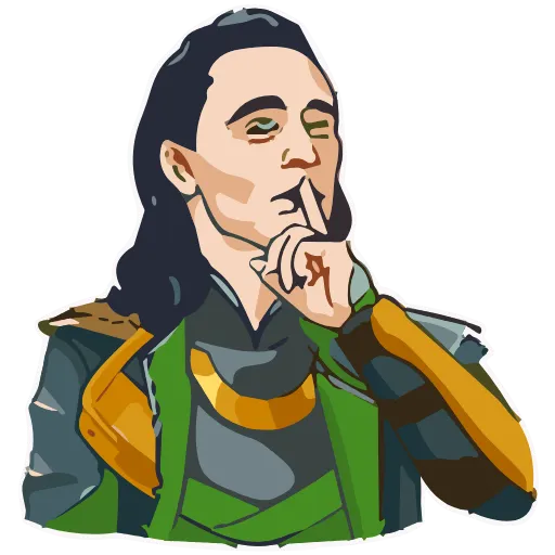 🤫 Эмодзи «Loki» для Telegram
