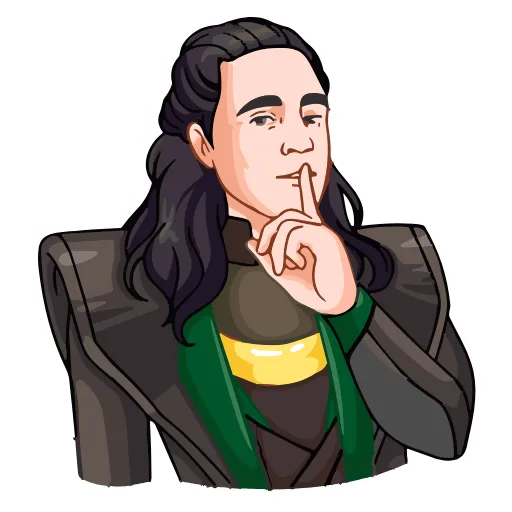 Стикерпак Loki для Telegram