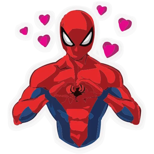 🫶 Эмодзи «Spider-Man» для Telegram