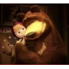 🤩 Эмодзи «Маша и Медведь - эмодзи с героями детского мультика» для Telegram