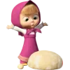 🍞 Эмодзи «😟 Маша и Медведь» для Telegram
