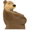 👱 Эмодзи «😟 Маша и Медведь» для Telegram
