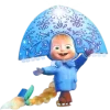 😄 Эмодзи «😟 Маша и Медведь» для Telegram