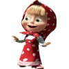 👗 Эмодзи «😟 Маша и Медведь» для Telegram