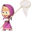 😄 Эмодзи «😟 Маша и Медведь» для Telegram