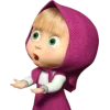 😟 Эмодзи «😟 Маша и Медведь» для Telegram