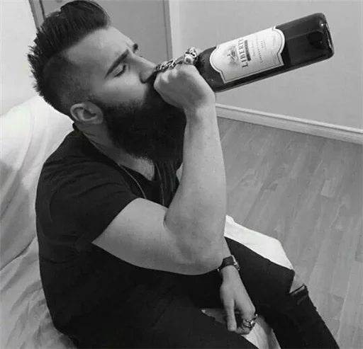 🍺 Стикер «.•° SHARAB °•. ]» для Telegram