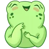 😄 Эмодзи «🤗 Лягушки» для Telegram