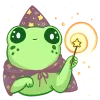 🧙 Эмодзи «🤗 Лягушки» для Telegram