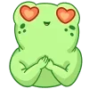 😍 Эмодзи «🤗 Лягушки» для Telegram