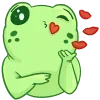 💋 Эмодзи «🤗 Лягушки» для Telegram