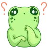 🤔 Эмодзи «🤗 Лягушки» для Telegram