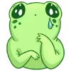 😥 Эмодзи «🤗 Лягушки» для Telegram