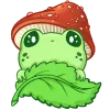 🍄 Эмодзи «🤗 Лягушки» для Telegram