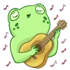 🎶 Эмодзи «🤗 Лягушки» для Telegram