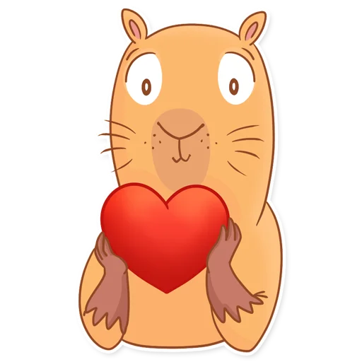 ❤️‍🔥 Стикер «Капи Барри» для Telegram