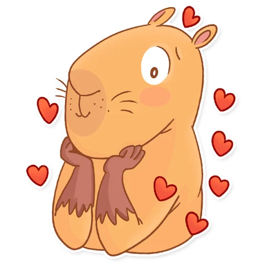 🥰 Стикер «Капи Барри» для Telegram