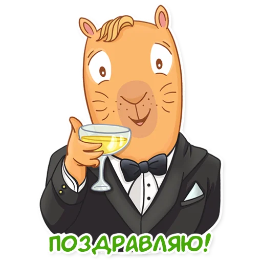 🥳 Стикер «Капи Барри» для Telegram