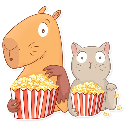 🍿 Стикер «Капи Барри» для Telegram