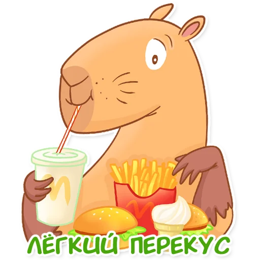 🍔 Стикер «Капи Барри» для Telegram