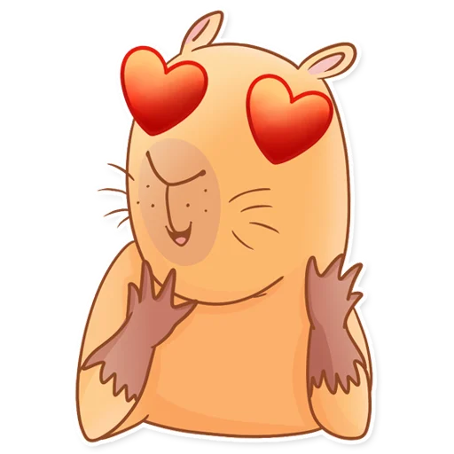 😍 Стикер «Капи Барри» для Telegram