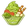 🍨 Эмодзи «🍨 Набор эмоджи с едой в стиле матча» для Telegram