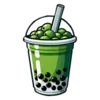 🥤 Эмодзи «🍨 Набор эмоджи с едой в стиле матча» для Telegram