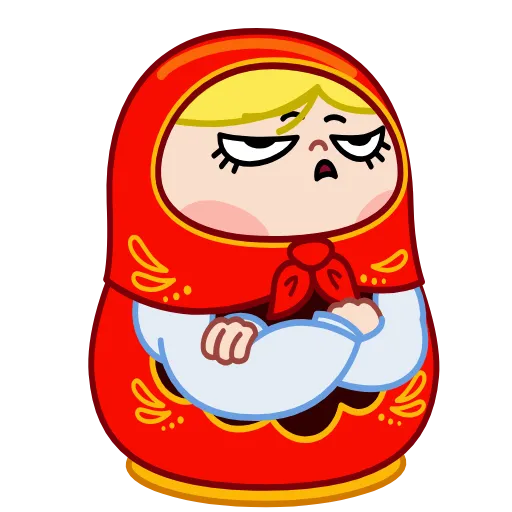 😒 Эмодзи «Матрёна» для Telegram
