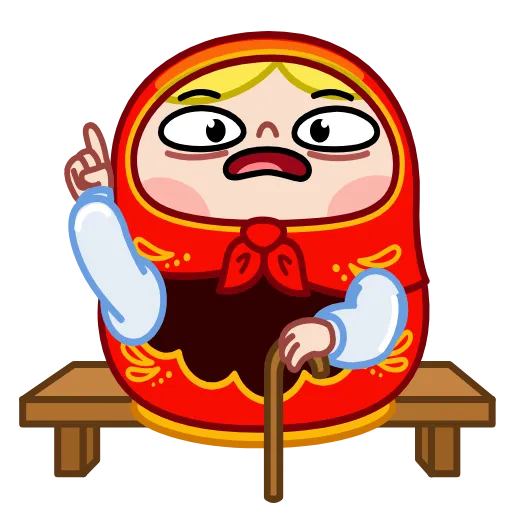 👵 Эмодзи «Матрёна» для Telegram