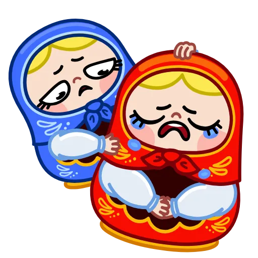 😭 Эмодзи «Матрёна» для Telegram