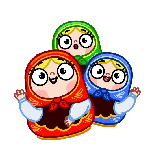 Стикерпак Матрёна для Telegram