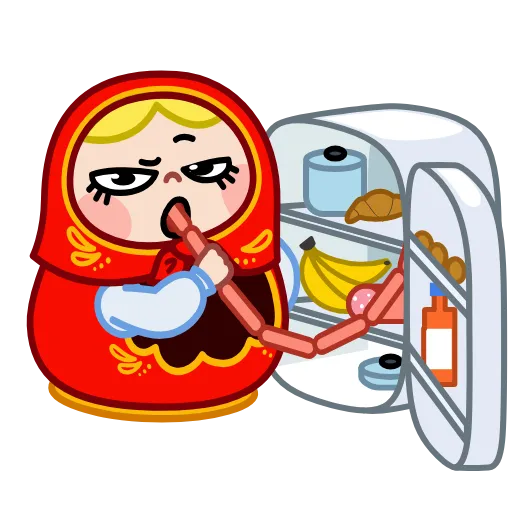 🌭 Эмодзи «Матрёна» для Telegram