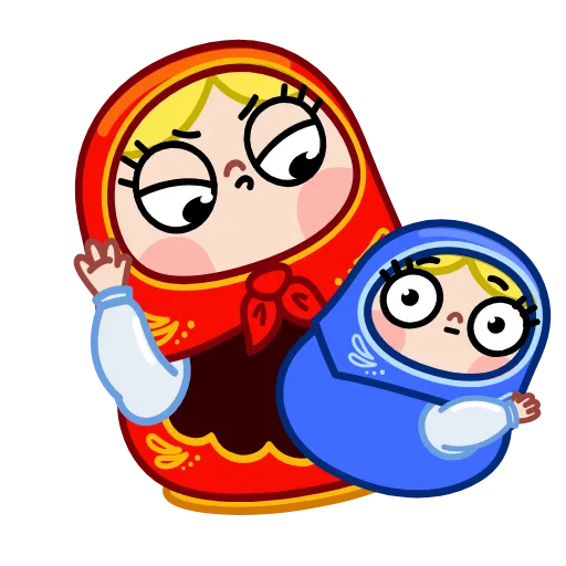 👊 Эмодзи «Матрёна» для Telegram