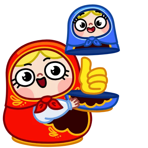 👍 Эмодзи «Матрёна» для Telegram