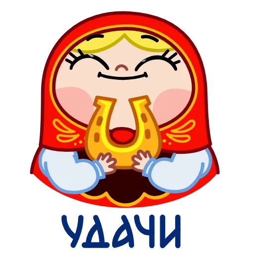 🍀 Эмодзи «Матрёна» для Telegram