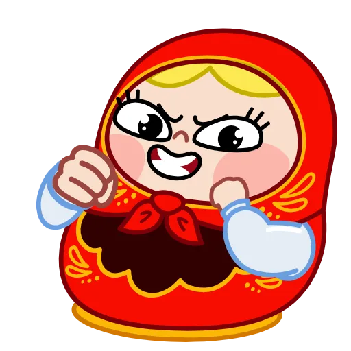 👊 Эмодзи «Матрёна» для Telegram
